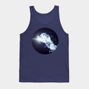 3D Water splashes tiger Tank Top